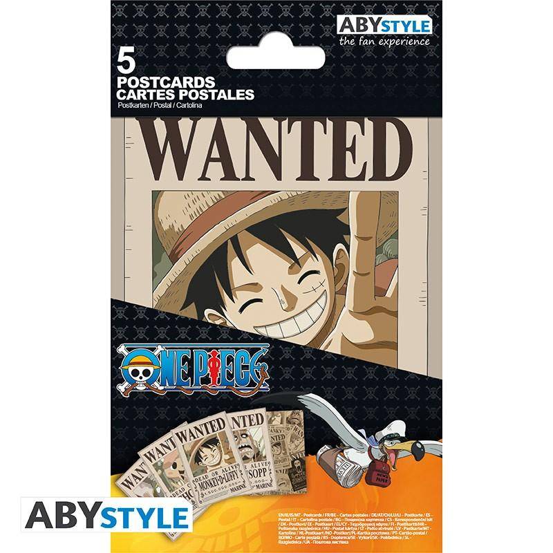 One Piece - Postkartenset Wanted 1 - 14,8 x 10,5 cm