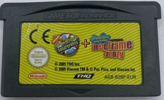 GBA - Der Spongebob Schwammkopf Film + Spongebob Schwammkopf Und Seine Freunde Freeze Frame Frenzy - Nur Modul (Gebraucht)