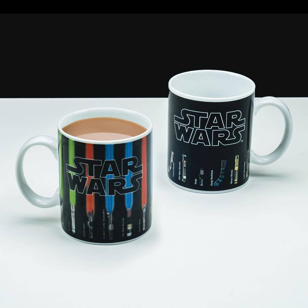 Star Wars - Tasse mit Thermoeffekt Lichtschwerter - 320 ml