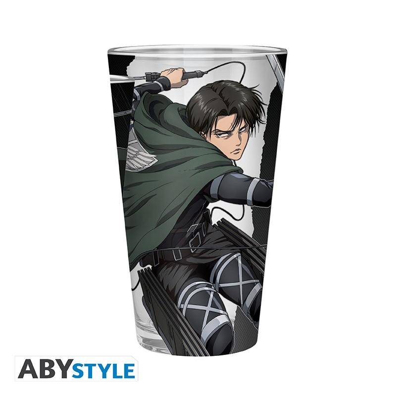 Attack On Titan - Glas Levi - 400 ml