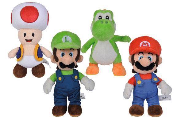 Super Mario Plüschfiguren All Stars 20 cm