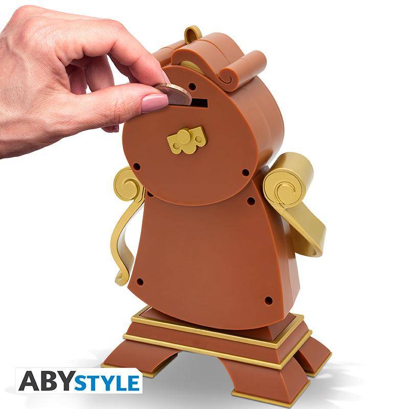 Disney - Spardose Beauty and the Beast Cogsworth - 16,4 cm x 10,2 cm x 25 cm