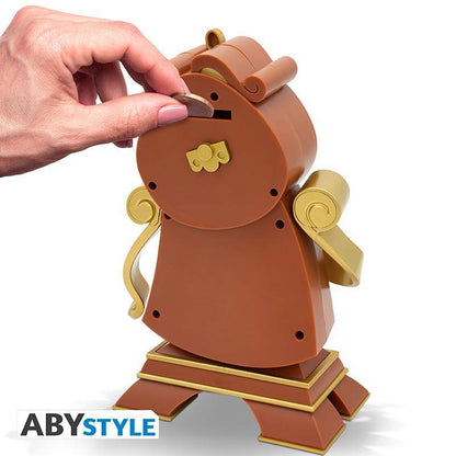 Disney - Spardose Beauty and the Beast Cogsworth - 16,4 cm x 10,2 cm x 25 cm