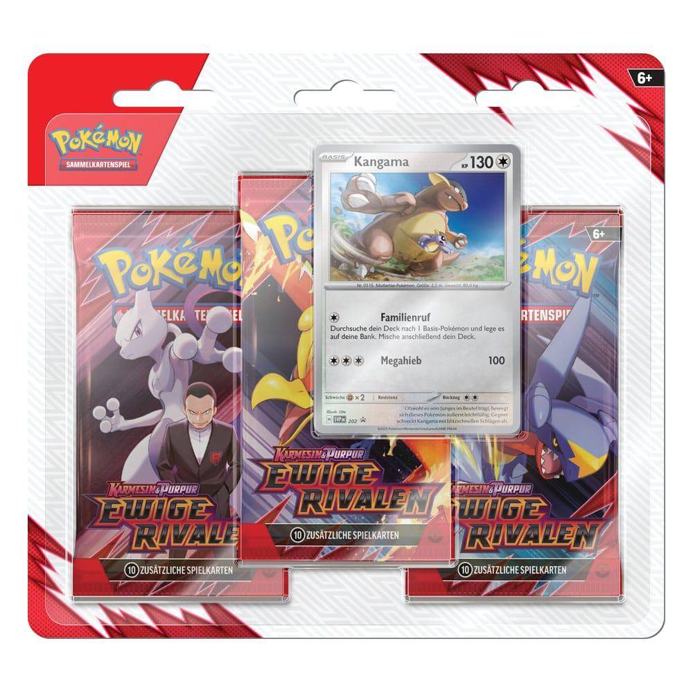 Pokémon - 3er Blister Pack Karmesin & Purpur: Ewige Rivalen - DE