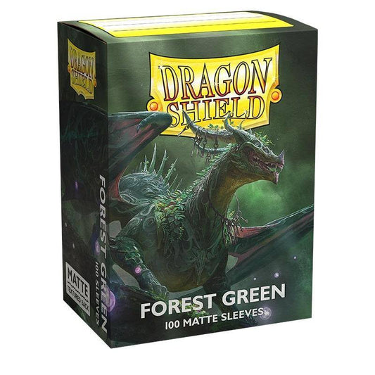 Dragon Shield Kartenhüllen - Standardgröße matt (100) – Forest Green