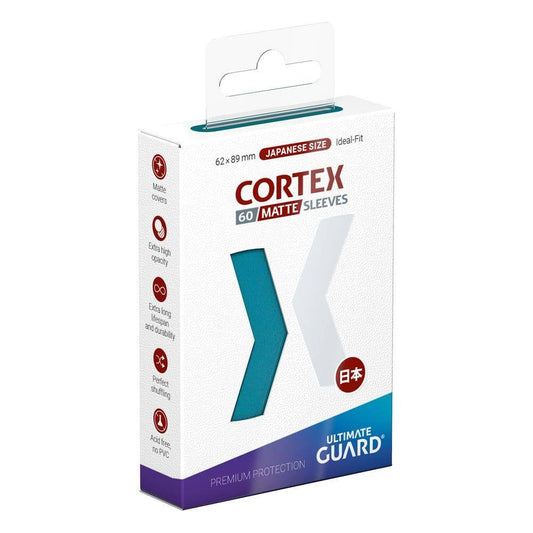 Ultimate Guard - Kartenhüllen Cortex Japanische Größe Matt-Petrol (60)