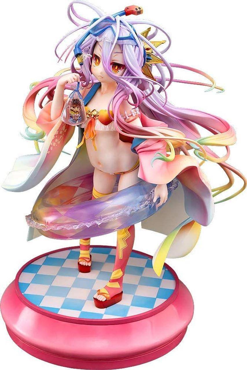 No Game No Life - Statue Shiro Summer Season Ver. - 19 cm