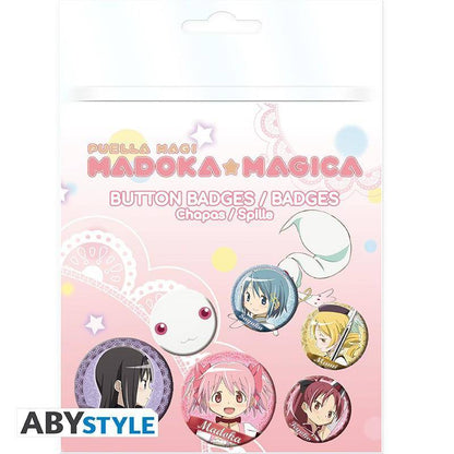 Puella Magi Madoka Magica - Button Set Gruppe