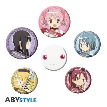 Puella Magi Madoka Magica - Button Set Gruppe