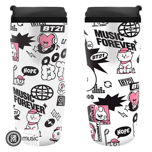 BT21 - Reisebecher Music Forever
