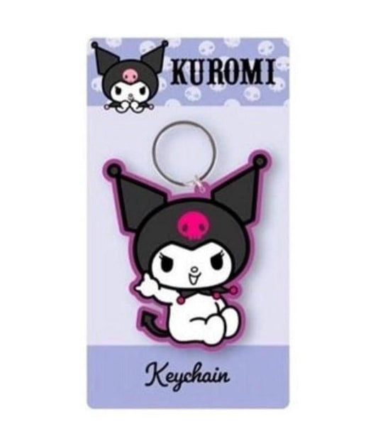 Sanrio - Schlüsselanhänger Kuromi sitzend Pose