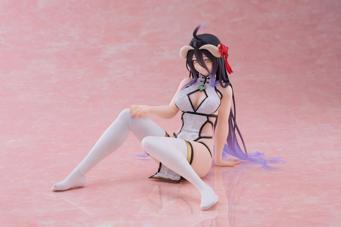 Overlord - Statue Albedo Chinese Dress Dektop Cute - 13 cm - JPN