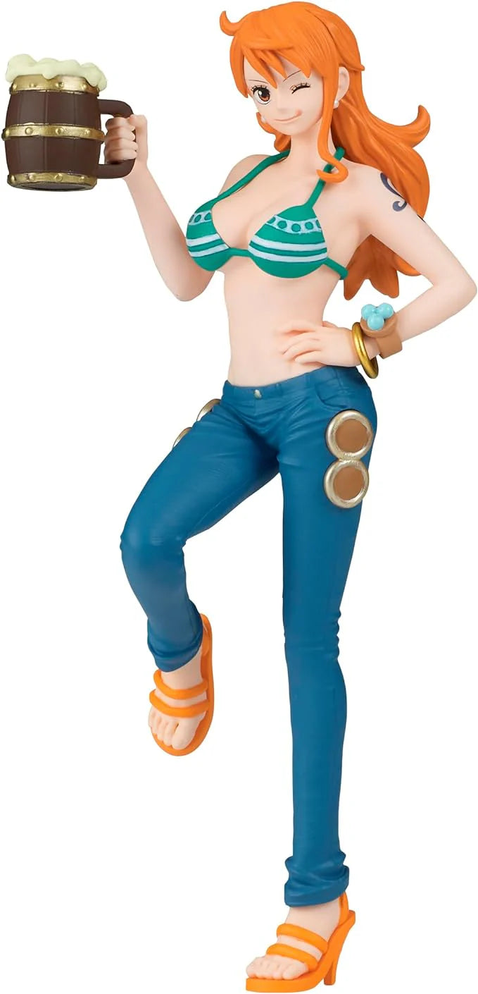 One Piece - Statue Nami Yaroudomo Utageda - 16 cm - JPN