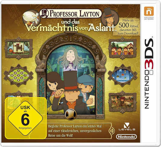3DS - Professor Layton Und Das Vermächtnis Von Aslant (Gebraucht)