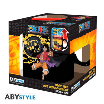 One Piece - Tasse mit Thermoeffekt Ruffy VS Kaido - 460 ml