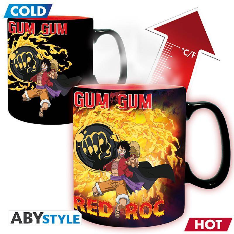 One Piece - Tasse mit Thermoeffekt Ruffy VS Kaido - 460 ml