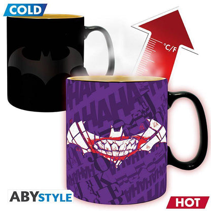 DC - Tasse mit Thermoeffekt Batman Joker Logo - 460 ml