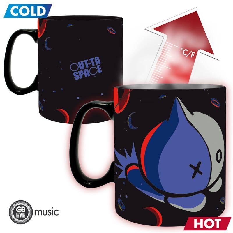 BT21 - Tasse mit Thermoeffekt Weltall - 460 ml