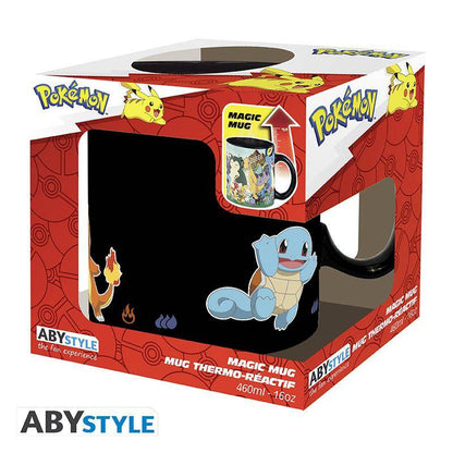 Pokemon - Tasse mit Thermoeffekt Entwicklungen Starter - 460 ml