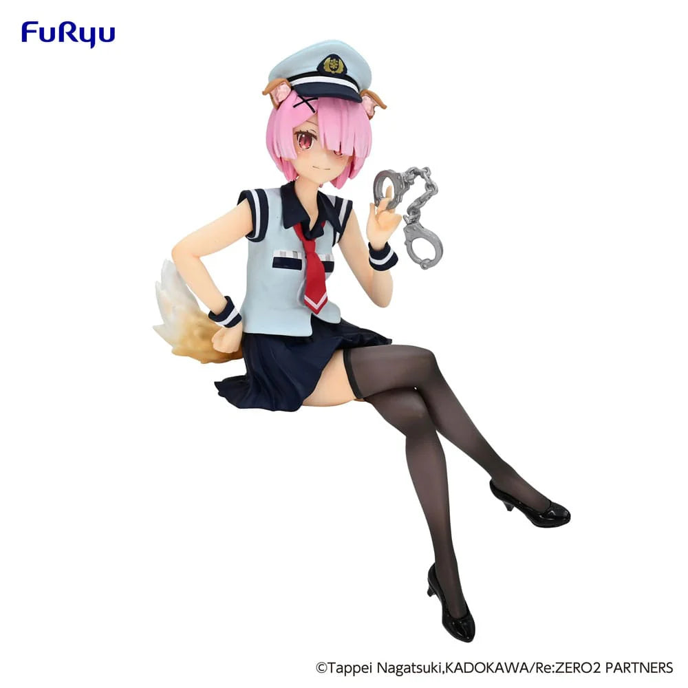 Re:Zero - Noodle Stopper Statue Ram Police Officer Dog - 16 cm - JPN