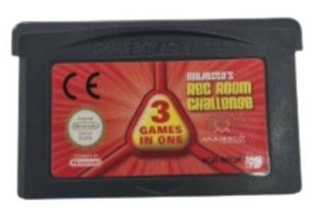 GBA - Majescos Rec Room Challenge 3 Games in One Darts + Roll-a-Ball + Shuffle Bowl (Gebraucht)