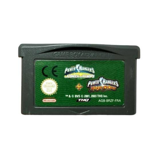 GBA - Power Rangers Time Force + Power Rangers Ninja Storm - Nur Modul (Gebraucht)