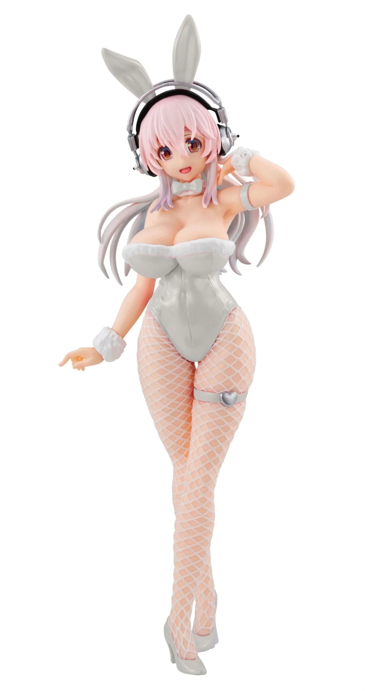Super Sonico - Statue Super Sonico BiCute Bunnies (Pearl White Ver.) - 30 cm - JPN