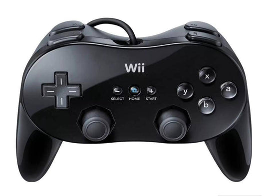 Wii - Classic Controller Pro - Schwarz (Gebraucht)