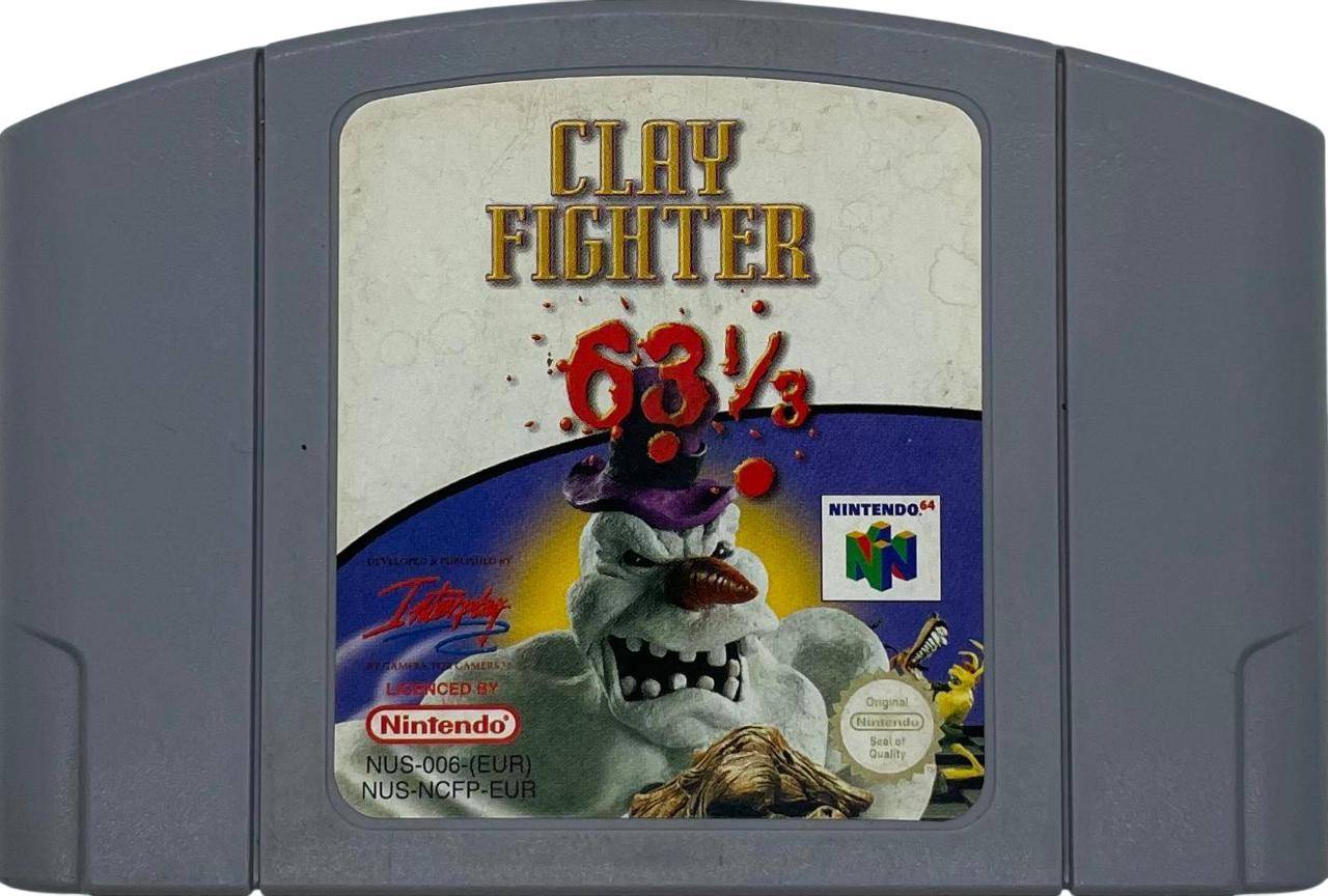 N64 - Clay Fighter 63 1/3 - Nur Modul (Gebraucht)