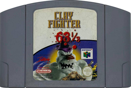 N64 - Clay Fighter 63 1/3 - Nur Modul (Gebraucht)