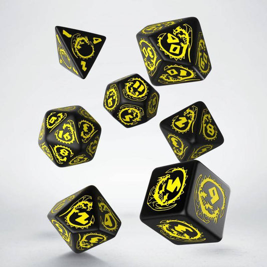 Q Workshop - Würfel Set RPG Dragons - Morion - 7