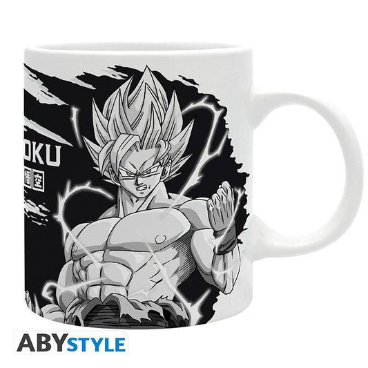 Dragon Ball - Tasse Goku schwarz weiß - 320 ml