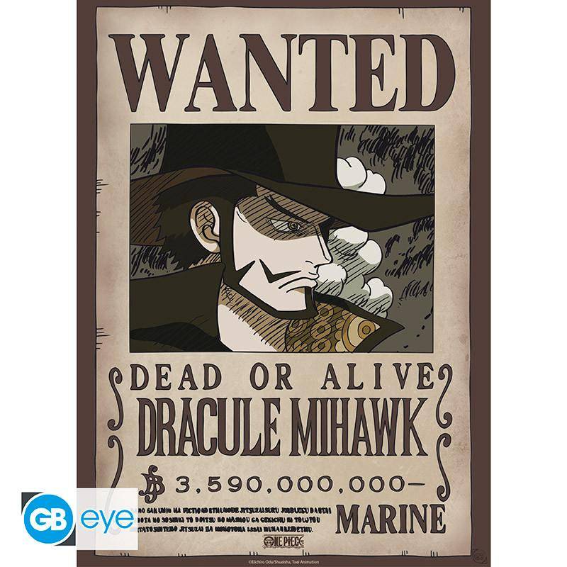 One Piece - Poster Doppelpack Crocodile & Mihawk - 52 x 38 cm