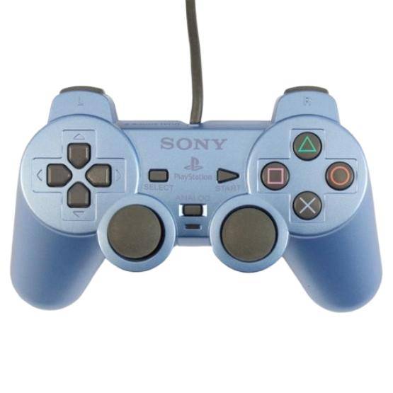 PS2 - Controller - Aqua Blue (Gebraucht)