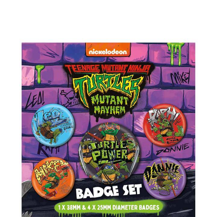 Teenage Mutant Ninja Turtles - Button Set Mutant Mayhem