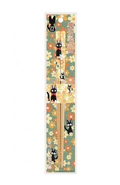Studio Ghibli - Essstäbchen Kikis kleiner Lieferservice Jiji Blumen - 21 cm