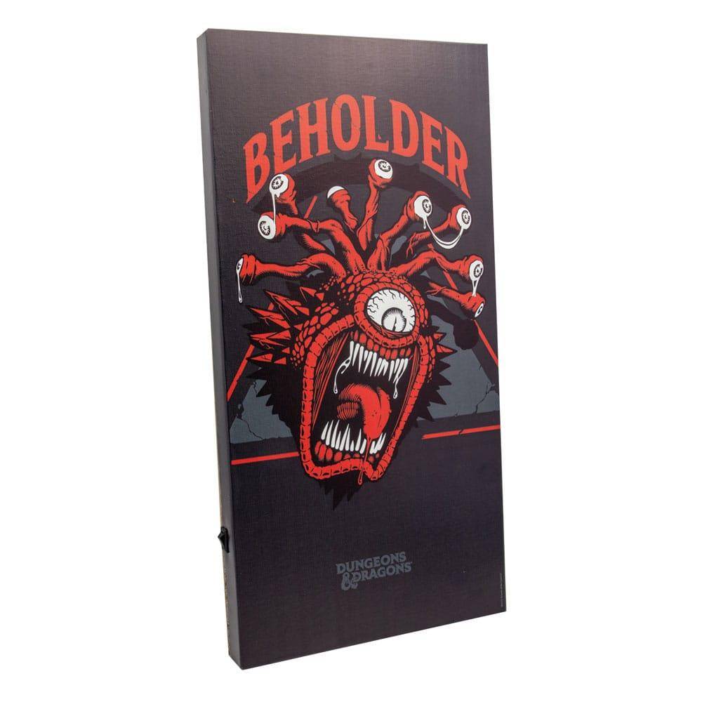 Dungeons & Dragons - Leinwand LED Beholder - 20 x 40 cm