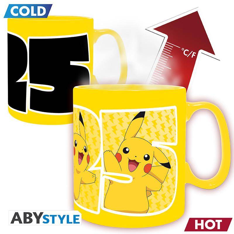 Pokémon - Tasse mit Thermoeffekt Pikachu 25 - 460 ml