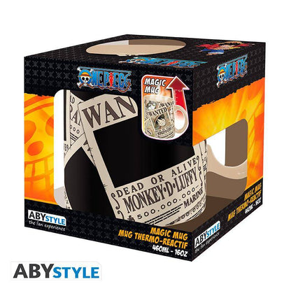 One Piece - Tasse mit Thermoeffekt Wanted - 460 ml