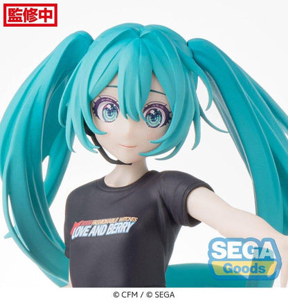 Hatsune Miku - Statue Hatsune Miku Love And Berry Shirt - 18 cm