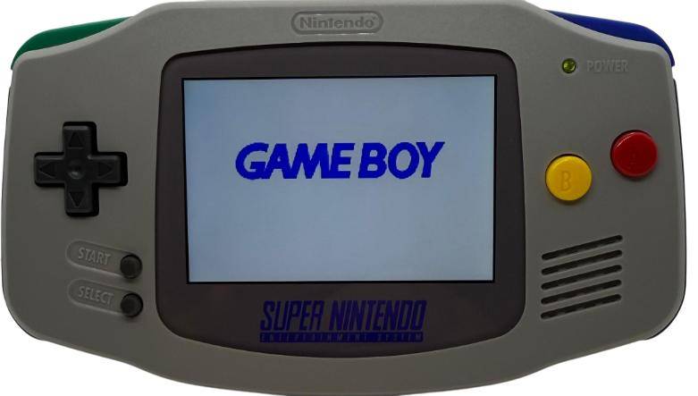 Game Boy Advance - Konsole mit IPS Display - Custom Design - SNES (Gebraucht)