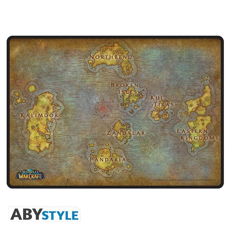 World of Warcraft - Mousepad Karte - 35 x 25 cm