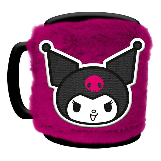 Sanrio - Becher Kuromi mit Plüsch - 440 ml