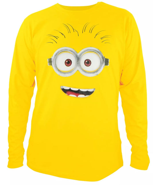 Minions - Longsleeve Shirt - Gesicht - Gelb