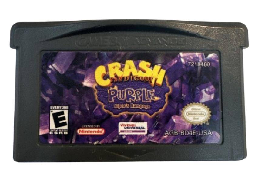 GBA - Crash Bandicoot Purple Riptos Rampage - Nur Modul  (Gebraucht)