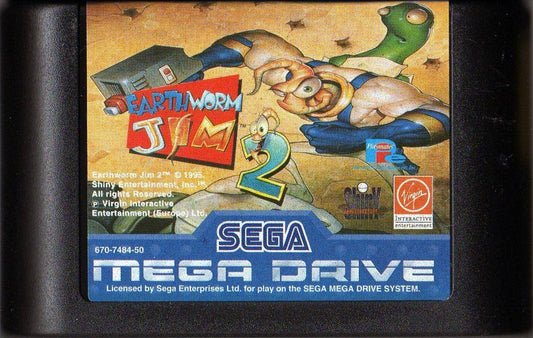 SMD - Earthworm Jim 2 - Nur Modul (Gebraucht)