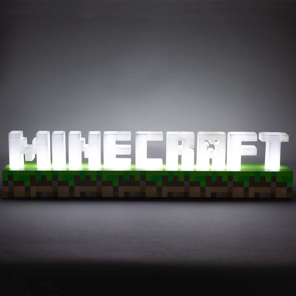 Minecraft - Leuchte Logo - 41 cm
