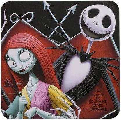 Nightmare before Christmas - Geschenkset Jack & Sally - Tasse, Untersetzer & Schlüsselanhänger