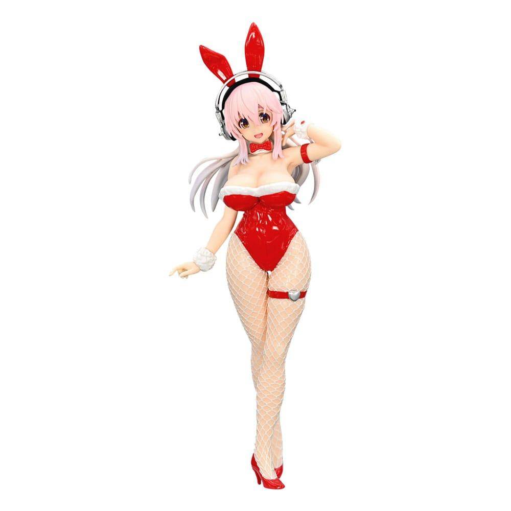 Super Sonico - Statue Super Sonico BiCute Bunnies Red Ver. - 30 cm