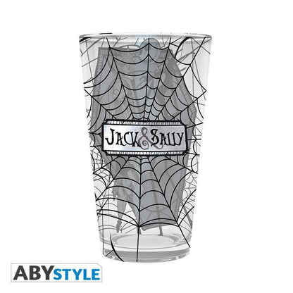 Nightmare before Christmas - Großes Glas- Jack & Sally - 400ml